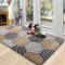 Color G Dirt Trapper Door Mat Indoor, Front Door Mat Inside Machine Washable, Super Absorbent, Non-slip Floor Mat for Entrance, Shoes and Muddy Paws- 50 x 80 cm, Grey