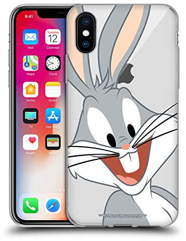 Head Case Designs Offiziell Offizielle Looney Tunes Bugs Bunny Persönlichkeiten Soft Gel Handyhülle Hülle kompatibel mit Apple iPhone X/iPhone XS