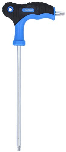 BRILLIANT TOOLS BT041018 T-Griff-Torx® mit Stirnlochbohrung-Winkelstiftschlüssel T45 x 200 mm [Powered by KS TOOLS]