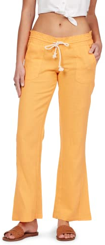 Roxy Damen Oceanside Pant Hose, Salmon Buff Exc, M