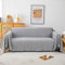 LHGOGO Couch Überwurf Großer Sofaüberwurf 2 Sitzer Stereoskopischer Jacquard-Gewebter, Vielseitiger Dekorativer Überwurfdecke für Tagesdecke Sofa 180 x 230 cm Hellgrau