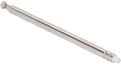 Telescopic Radio Antenna,M3 Male Thread Antenna,8cm-30cm 5 Sections Telescopic Aerial Replacement, for TV FM Radio Electric Toy Remote Control Lamp VCD