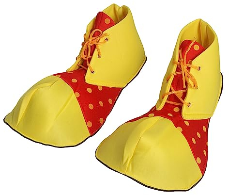 Happyyami Ein Paar Große Clownschuhe Unisex Jumbo Clown Schuhe Erwachsene Clown Performance Requisiten Circus Requisiten Kits Halloween Kostüme