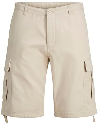 JACK & JONES Male Cargo Shorts Regular Fit Cargo Shorts | Regular Fit, Einfarbig, Normal, Casual, Bei max. 40°C waschen