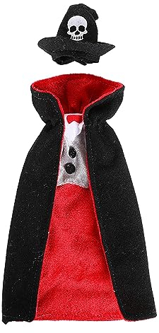 Housse de bouteille de vin d'Halloween, housse de bouteille de vin d'Halloween, décoration, diable d'Halloween, housse de bouteille de vin, décoration, arrangement d'Halloween, habillage EdH330 (noir,