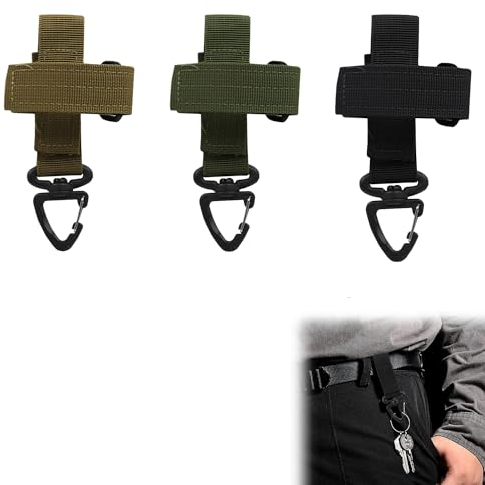 Clip per Guanti Gancio in Nylon,Gancio per Guanti in Nylon Multiuso,Clip per Guanti da Lavoro con Moschettone,Porta Guanti Cinturone,Clip Guanti Porta Guanto Guante,per Evitare Perdita Durante,3 Pezzi