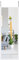 LIFEZEAL Miroir Mural Long, Miroir Suspendu Porte avec Crochet Réglable en Hauteur, Miroir Rectangulaire, 107,4 x 36,5 cm, pour Salon,Chambre à Coucher, Salle de Bain, Moderne (Blanc)