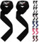 BEAST RAGE Zughilfen für Krafttraining (Fitness Straps) Kreuzheben Gurte Frauen Männer (Gepolstert) Gewichthebergurte Baumwolle Handgelenkstütze Griffe Hantel Bar (Lifting Straps) (jet black)
