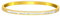 JJDreams 4MM Armreif Damen Edelstahl Gold Starrer Armband mit Strass Stapelbar Oval Scharnier Armreif Armband für Frauen Damen