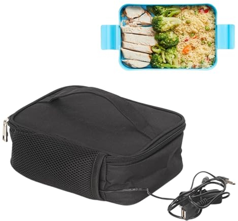Lunch Box Riscaldato - Scaldavivande Portatile USB Forno Microonde Viaggio, Borsa Pranzo Riscaldante USB, USB Ricarica Borsa Riscaldante Per Alimenti, USB Scaldavivande Lunch Box Per Auto, Ufficio