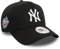 New Era NY Baseball Cap World Series New York Yankees verstellbar gebogener Schirm Kappe schwarz - One-Size
