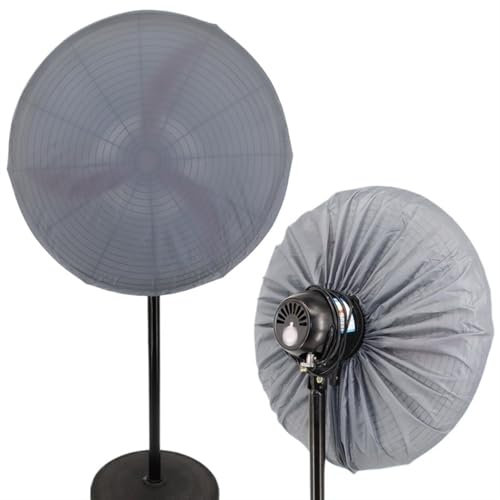 LVYUDS 2pcs Industrial Cubierta Antipolvo para Ventilador Montado en la Pared/de Pie Funda Protectora para Ventilador, Tela no Tejida Elástica a Prueba de Humedad(67-75cm)