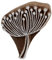 Stempel aus Holz Pusteblume 6cm Blüte Holzstempel