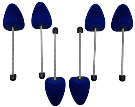 DELFA Samty Schuhspanner mit Spiralfeder Universal Größe 39-42 - Schaumstoff Schuhformer Schuhstrecker - Set zu 3 Paar für Damen Trotteurs Klassisch