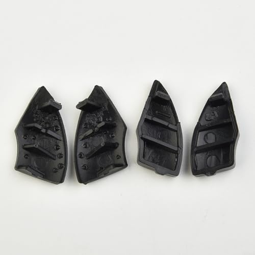Puupaa 4er Pack für Fiat 500 Radio CD Button Blenden Blenden Schwarz Zierleisten Ausbau ab 2008 Modelle