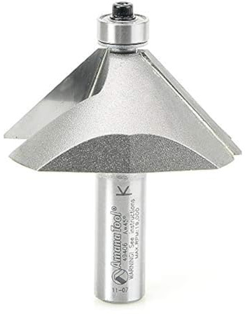 Amana Tool - 49406 Carbide Tipped Chamfer 45° x 2-3/8 Dia x 1 2 Shank
