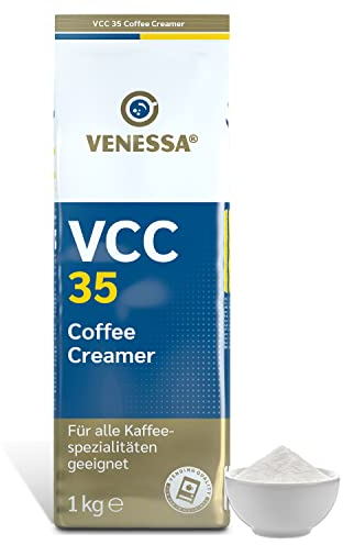 Venessa Coffee Creamer VCC35 Kaffeeweißer, 1kg Pack, hochwertiger Instant Kaffeeweißer für Vending Automaten, hohe Weißkraft, leicht löslich, Aromaschutzbeutel