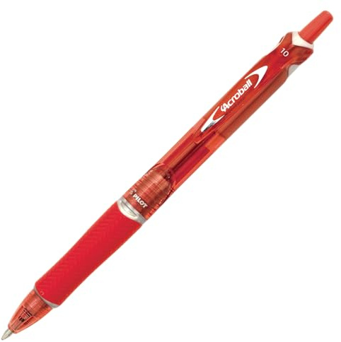 Pilot 2067702 Kugelschreiber Acroball Begrün rot medium