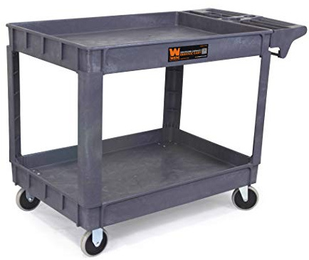 WEN 500-Pound Capacity 46 By 25.5-Inch Extra Wide Service Utility Cart