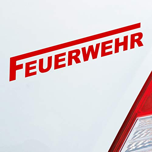 Hellweg Druckerei Feuerwehr langes F Leben Retten Löschen Bergen Auto Aufkleber Sticker Heckscheibenaufkleber