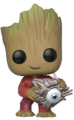 FUNKO - Guardians of The Galaxy 2-Groot W/Cyber Eye Exclusive Figurita, Multicolor, 24878