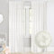 DriftAway Durchsichtige Vorhänge aus Leinen, strukturiert, Bommel, 244 cm, lang, lichtfilternd, für Wohnzimmer, Schlafzimmer, Bauernhaus, Boho-Vorhänge, niedlich, halbtransparent, für Kinder, 132,1 x
