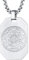 FaithHeart Silber Dog Tag Anhänger Siegel der Sieben Erzengel herrenkette für Religiöser Leute