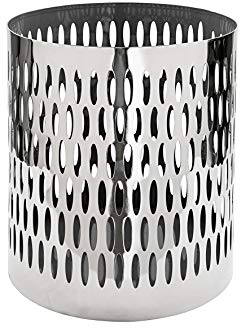 Fink PALMINA, Windlicht, Eisen, vernickelt, silberfarben, H= 32 cm Ø 28 cm 147008