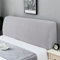 Stretch Kopfteilbezug für Bett - Dehnbare Saubdichte Schutzhülle Husse Abdeckung Cover für Gepolsterte Schlafzimmer Kopfteil, 110-130cm Hellgrau