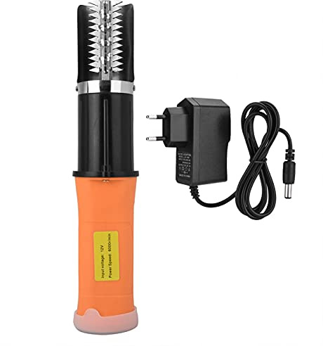 EVTSCAN Fish Scaler, potente dispositivo di rimozione del pesce scaler elettrico con potente motore impermeabile e adattatore di alimentazione CA Kit di pulizia del pesce(100-240V EU Plug)