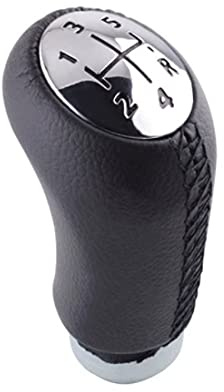 car passion Pomo Palanca de Cambios Completo Compatible con Clio 2 3 4 Laguna Megane 2 Scenic 2 Dacia Sandero Logan 5 Velocidades Recambio Empuñadura Tapa