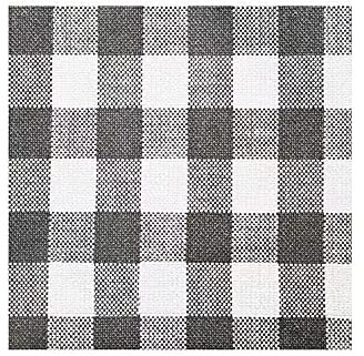 Papier peint autocollant en vinyle à carreaux noir et blanc
