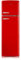 DOMO DO982RKB Stand Kühl-Gefrierkombination, 55cm breit, 246l, rot