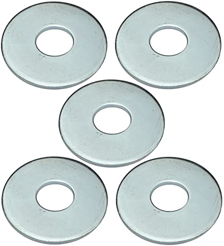 AERZETIX - C49718 - Lot de 5 Rondelles plates larges - M16/Ø50mm - en acier zingué - DIN 9021-140HV- pour fixations métal sur métal ou bois sur métal