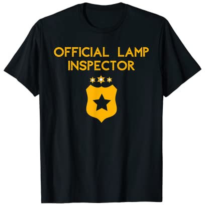 Offizielle Lampe Inspektor Motte Meme T-Shirts Halloween Kostüm T-Shirt