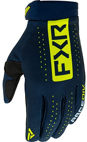 FXR Reflex Motocross Handschuhe, blau/gelb, M