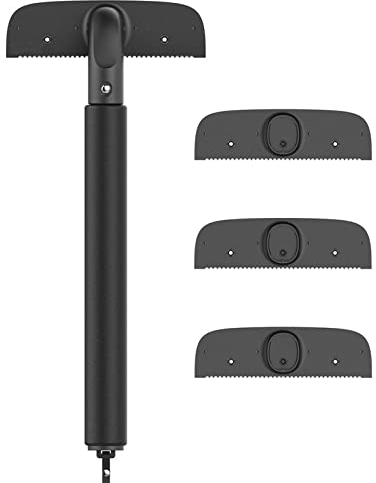 Rückenrasierer Herren - Einfache Rasur mit Rasierer für Männer, Edelstahlstab 29cm, Effektive Rückenenthaarung, Ergonomischer Rasierapparat