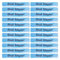 Klebeetiketten - Aufkleber 46x7 mm 180 Stück - Design Cloud - mit Wunschtext - Name - personalisiert - Namensaufkleber - für Jugendliche - Firma - Universität - Schule - Kinder - KITA