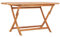 Homgoday Mesa de jardín plegable 160 x 80 x 75 cm de madera maciza de teca, mesa de comedor, mesa de cocina, mesa de jardín, mesas exteriores