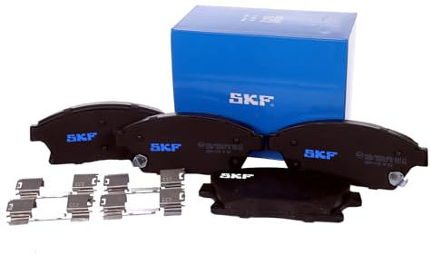SKF Scheibenbremse Bremsbelag mit Zubehör VKBP 80057 A-4er Set - Position Vorderachse Höhe 73 mm Länge 166 mm Breite 103 mm Dicke 19 mm OE Qualität