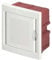 Armoire encastrée 4 modules avec cadre blanc et porte blanche 160 x 170 x 75 mm IP40 FAEG - FG14604