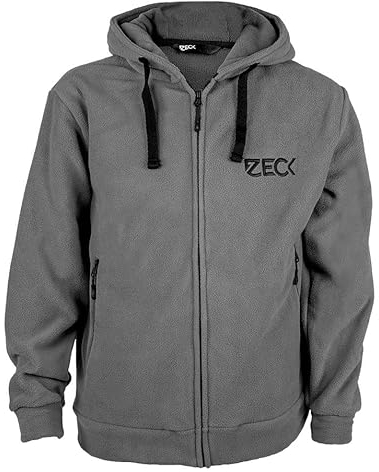 ZECK - wärmende Fleece Jacke Grau - Fleece Jacket Dark Grey - L