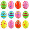 Ostereier Stressball Hillylolly 12 Stück Antistressball Erwachsene Kinder, Antistressball, Knetball Knautschball, Stressball für Kinder Erwachsene, Anti Stress Bälle, Ostern Party Geschenke Deko
