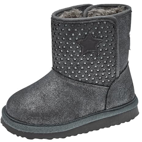 Chicco Tronchetto con velcro laterale, Bambina e ragazza, Grigio, 22, Designed in Italy