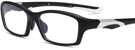 Cyxus Blaulichtfilter Brille Ohne Stärke Herren Damen Mode Computer Schutzbrille Bildschirmbrille Gaming Brille 8161 (Mattschwarz)