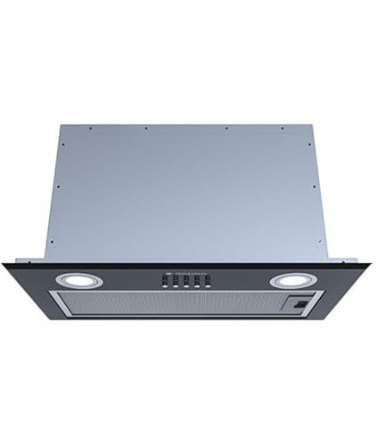 Aspes Grupo Filtrante de Integración 52cm Negro AGF5200CN. Potencia 108m3/h, 3 Velocidades, Control Manual, Filtro apto para Lavavajillas.