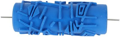 Rouleaux de Peinture à Motifs Muraux, Rouleau de Peinture à Motifs Réutilisable en Caoutchouc Lavable de 5 Pouces Simple à Utiliser de Beaux Motifs Flexibles pour Vêtements pour