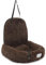 Pfoten&Nasen® 2 In 1 Orthopädisches Hunde Autositz [Braun, 41X50X33cm] Für Große, Mittelgroße und Kleine Hunde, Hundebett, Hundesitz Auto Rückbank, Dog Car Seat, Hundekorb Auto.