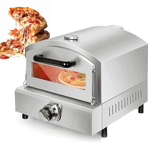 Pellet-Pizzaofen, Pellet-Pizzaofen, Tragbarer Pizzaofen Aus Edelstahl Mit Pizzastein FüR Den AußEnbereich, Pizzamaker Im Garten, KüChe