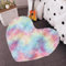 YHYanHui Cute Heart Rugs Valentine's Love Heart Bedroom Living Room Floor Mats Indoor Entrance Door Mats Soft Fluffy Plush Heart Shaped Bath Mats Area Rugs Couples Gifts (multicolor, 70x90cm)
